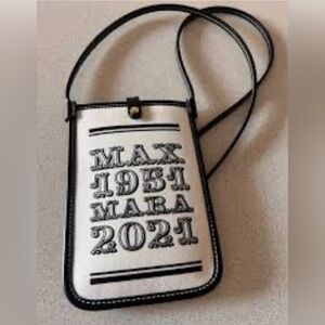 Max Mara 70th Anniversary "PHONY" phone pouch NWOT Original retail $400